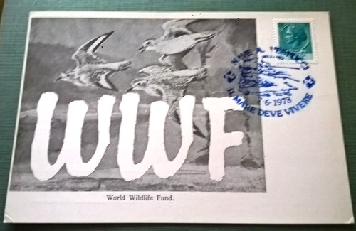 1978 splendida cartolina wwf - 1978,