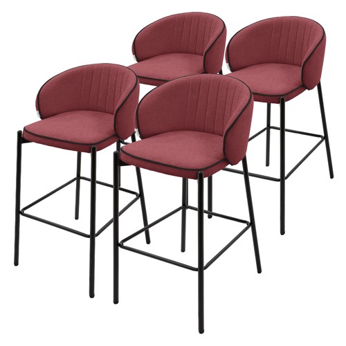 Set sgabelli bar rosso - di,