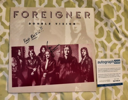 Lou gramm firmato autografo - gramm,