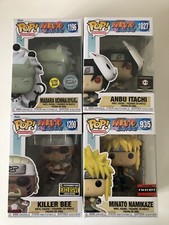 set 4 Funko pop naruto : minato - itachi - madara - killer bee