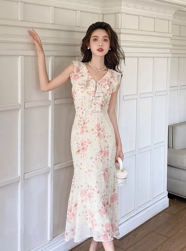 Vestito abito elegante lungo - abito,