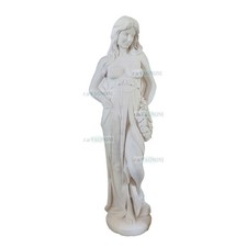 Statua Floreale in cemento e