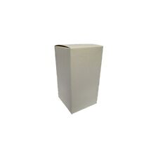 20 scatole bomboniere cartone pieghevole ardesia avorio 8x8x15 cm  SCO-56457-20