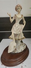 STATUINA DI CAPODIMONTE RAGAZZA  FIRMATA G.BOZZETTO