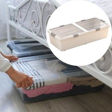 Contenitore Portaoggetti Sotto Il Letto con Coperchio per Armadio, Dormitorio,