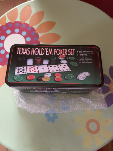 Poker set chips fiches carte