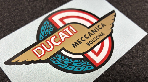 Adesivo decalcomania ducati - adesivo,