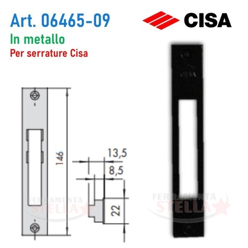 Contropiastra cisa metallo - in,