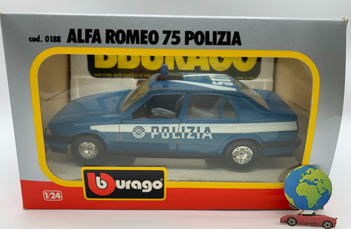 Bburago alfa romeo polizia - bburago,