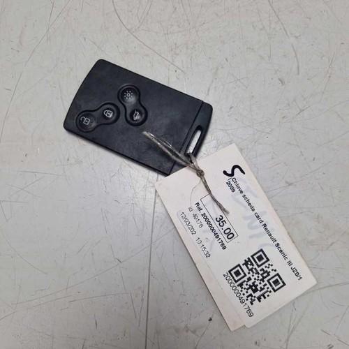 Chiave scheda card renault - scheda,