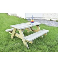 TAVOLO DA PIC NIC PER BAMBINI IN LEGNO DI PINO IMPREGNATO IN AUTOCLAVE, 90X90 CM