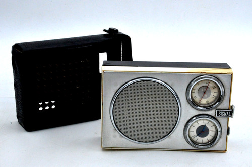 Antico radio pendolo orologio - radio,
