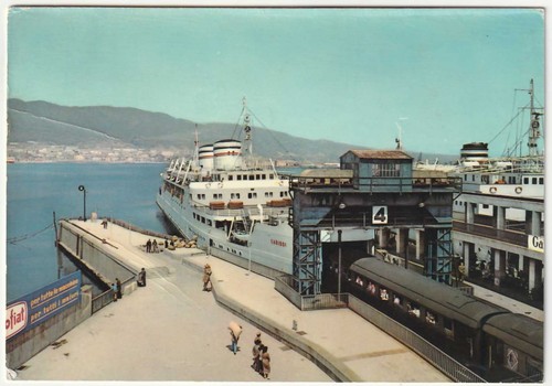 Messina imbarco dei treni - imbarco,
