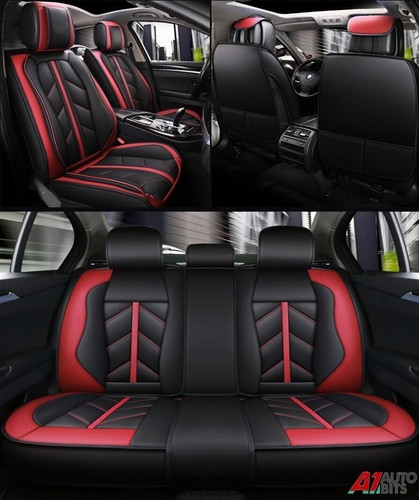 Rosso nero sportivo ecopelle - nero,
