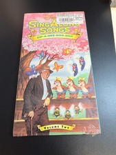 Walt Disney Sing Along Songs Zip A Dee Doo Dah VHS Video Tape Volume 2 Vol. Two