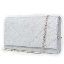 Pochette argentata cerimonia