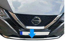 Coperchio modanatura paraurti anteriore cromato per Nissan Qashqai J11 Faceli...