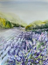 Acquerello originale "Abbazia