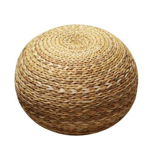 Pouf intrecciato naturale - intrecciato,