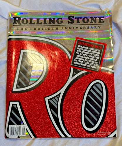 Rolling stone 40th anniversary - stone,