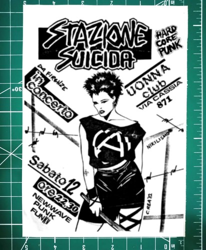 Riproduzione flyer hardcore - riproduzione,