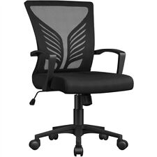 Sedia Ufficio da Scrivania Ergonomica Poltrona a Rotelle Girevole Reclinabile