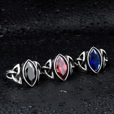 anello in acciaio inox gotico