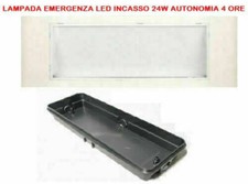 LAMPADA EMERGENZA LED INCASSO