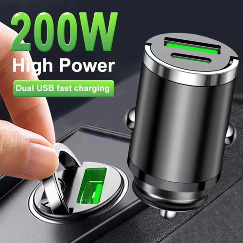 Caricabatteria auto 200w usb - auto,