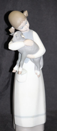 Statuina lladro 1010 ragazza - statuina, #1010