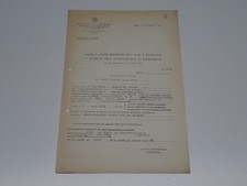 AUTOBIANCHI BIANCHINA 110 DB TRASFORMABILE CERTIFICATO DI OMOLOGAZIONE 1960 (1)