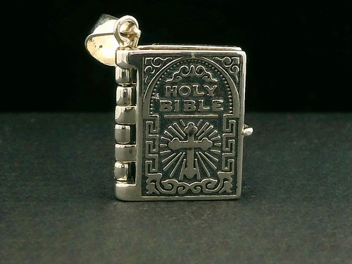 Collana bibbia argento - in,