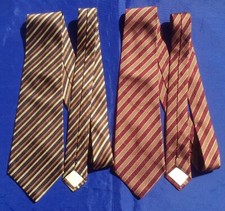 Coppia di cravatte in seta a