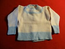 ? ABITO /VESTITO PER BAMBOLA / BAMBOLOTTO IN LANA FATTO A MANO VINTA-A-35-