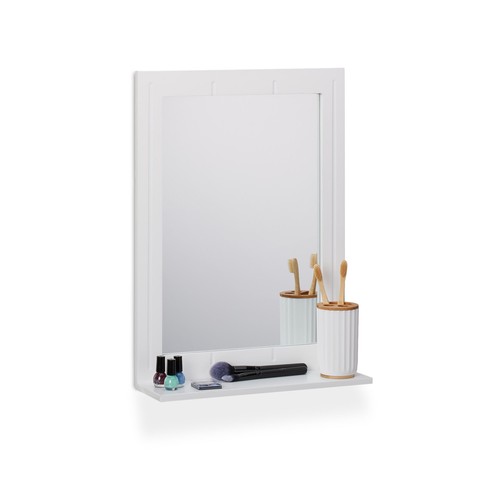 Specchio bagno con mensola