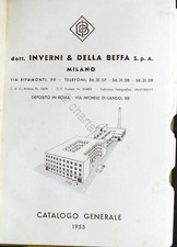 Catalogo Generale ditta Inverni e della Beffa - Prodotti farmaceutici - 1955