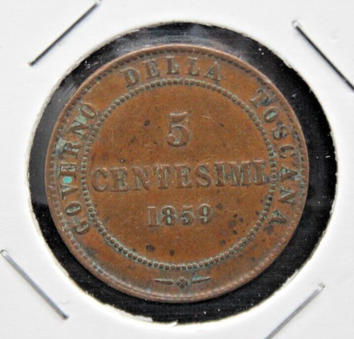 Moneta 1859 italia - 1859, re