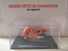 GILERA 125 MANUEL POGGIALI 2001 Grandi MOTO da Competizione DE AGOSTINI NUOVO !