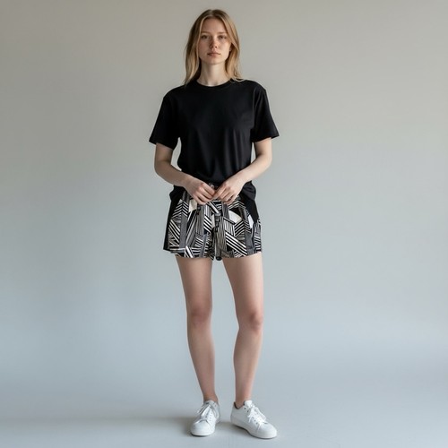 Pantaloncini corsa astratti - pantaloncini,