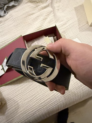 Cintura gucci nera - cintura, gg