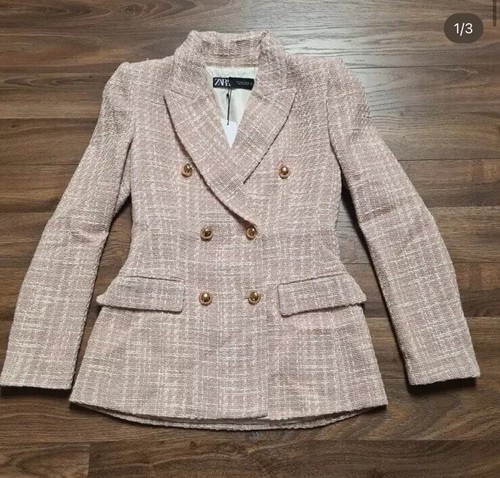 Giacca blazer doppiopetto zara - blazer,