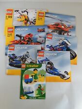LEGO CREATOR MANUALI SOLO 4094, 4894-1 &2, 6747 (2), 4107, SENZA MATTONCINI!