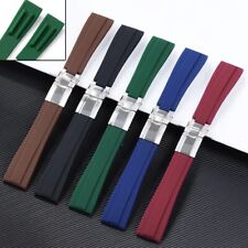 Cinturino orologio compatibile Rolex Submariner Oysterflex Daytona GMT 20mm