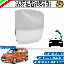 SPECCHIETTO FIAT QUBO VETRO SPECCHIO RETROVISORE SINISTRO LATO GUIDA