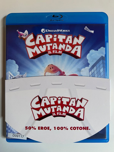 Blu ray capitan mutanda - capitan, con