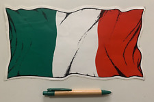VINTAGE GRANDE 30x16 cm ADESIVO BANDIERA ITALIA