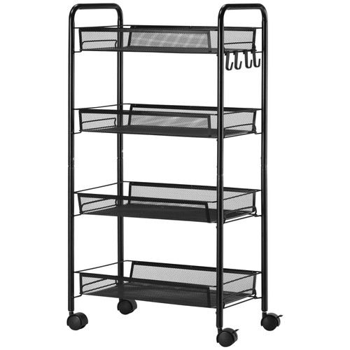 Homcom carrello portaoggetti - homcom,