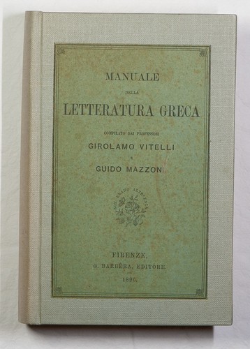 Manuale della letteratura - della,