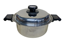 AmeriCraft Stock Pan 4QT Acciaio Inox Pentole USA, Sani Gourmet con Coperchio
