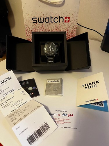 Swatch mission mercury 42mm - mercury,